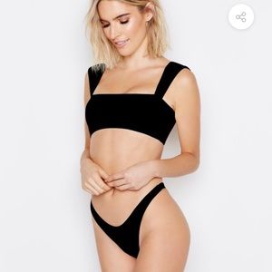 Ris-k Anecdote Bikini Bottom Jet Shimmer